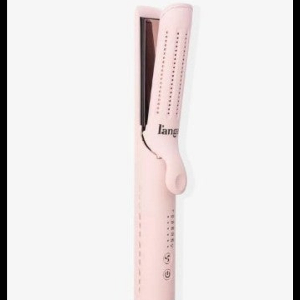 Lange Pink Mini Hair Straightener & Curler